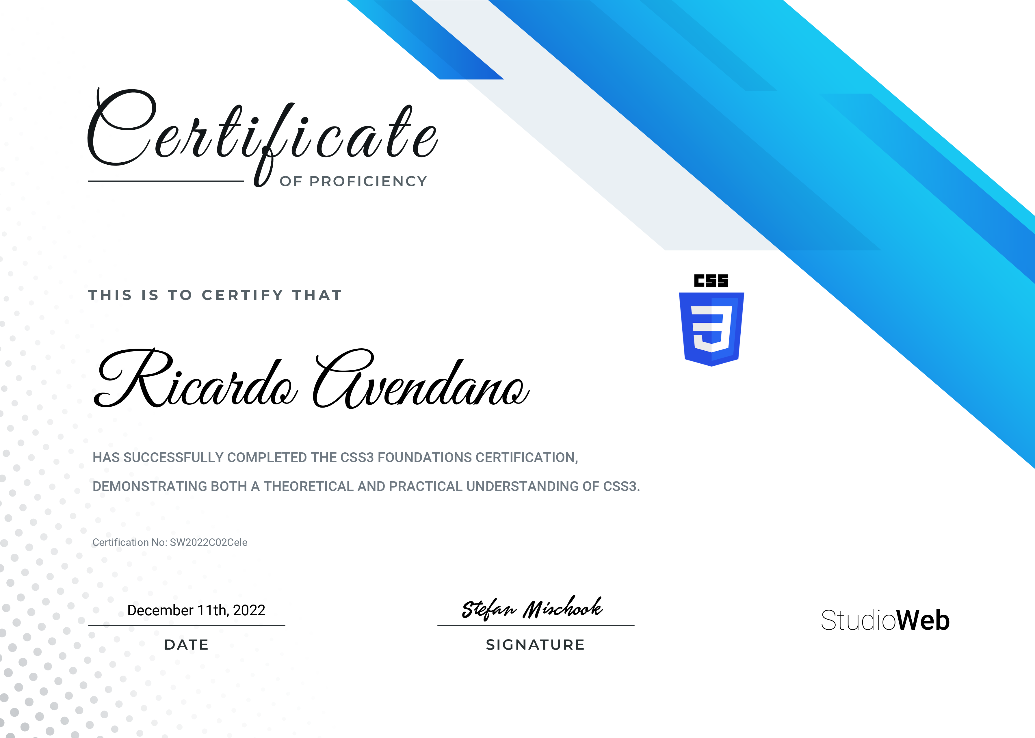 css certification